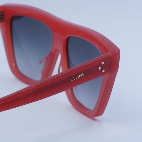 ?️ New Celine CL40256I 66B Sunglasses -Opal Raspberry Frame, Smoke Lenses main image 4